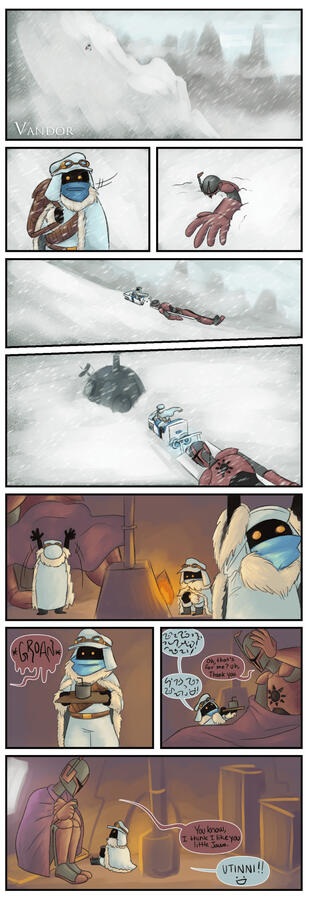 Jawa and the Mando
